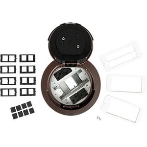 Middle Atlantic Evolution 6AT2P Series Recessed Prewired Assembly with Flush Style Cover - Thumbnail 1