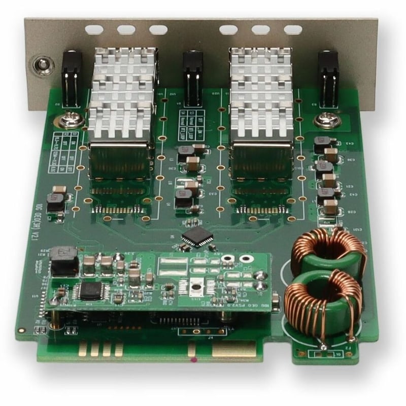 AddOn 10G OEO Converter (3R Repeater) with 2 Open SFP+ Slots Media Converter Card for our rack or Standalone Systems - Thumbnail 5