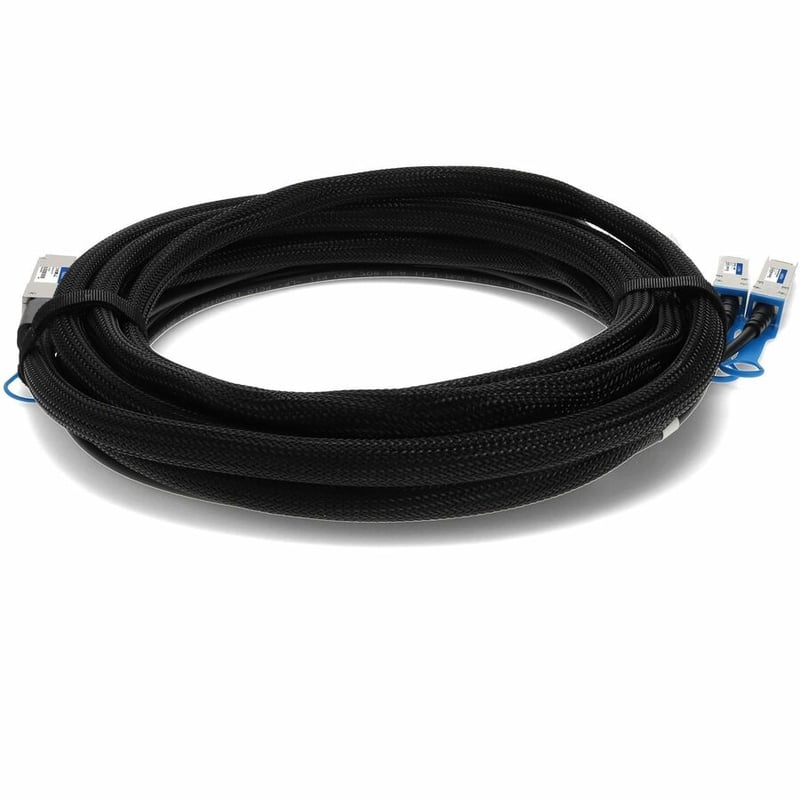 AddOn MSA and TAA Compliant 40GBase-CU QSFP+ to 4xSFP+ Direct Attach Cable (Passive Twinax, 1m) - Thumbnail 4
