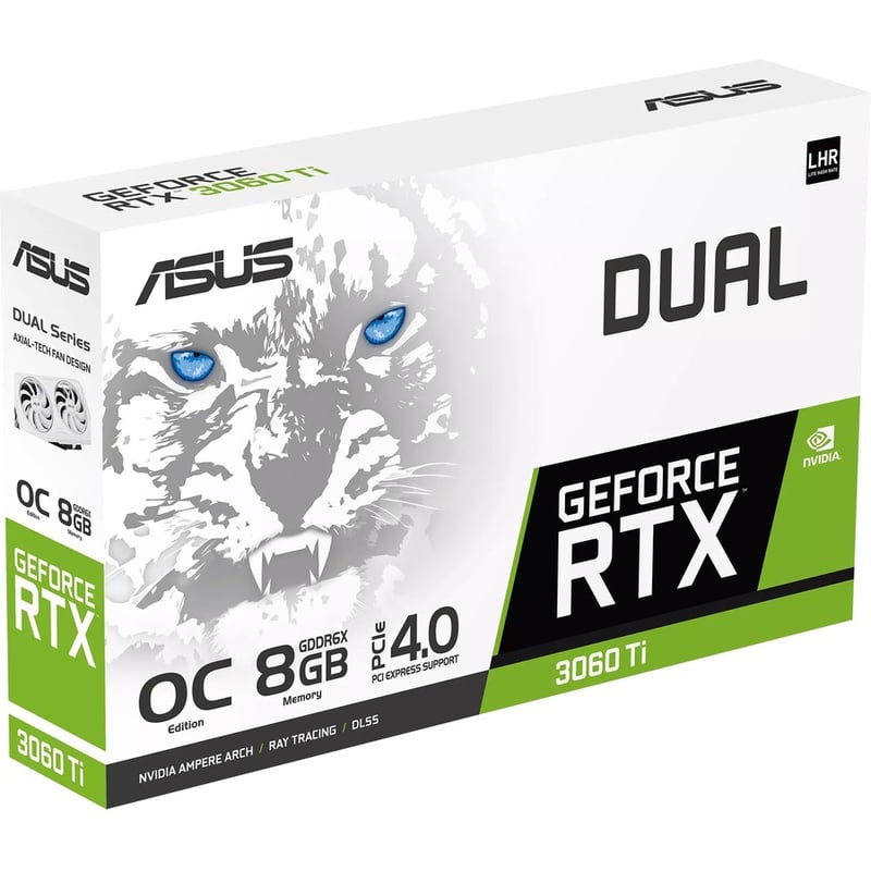 Asus NVIDIA GeForce RTX 3060 TI Graphic Card - 8 GB GDDR6X - Thumbnail 4
