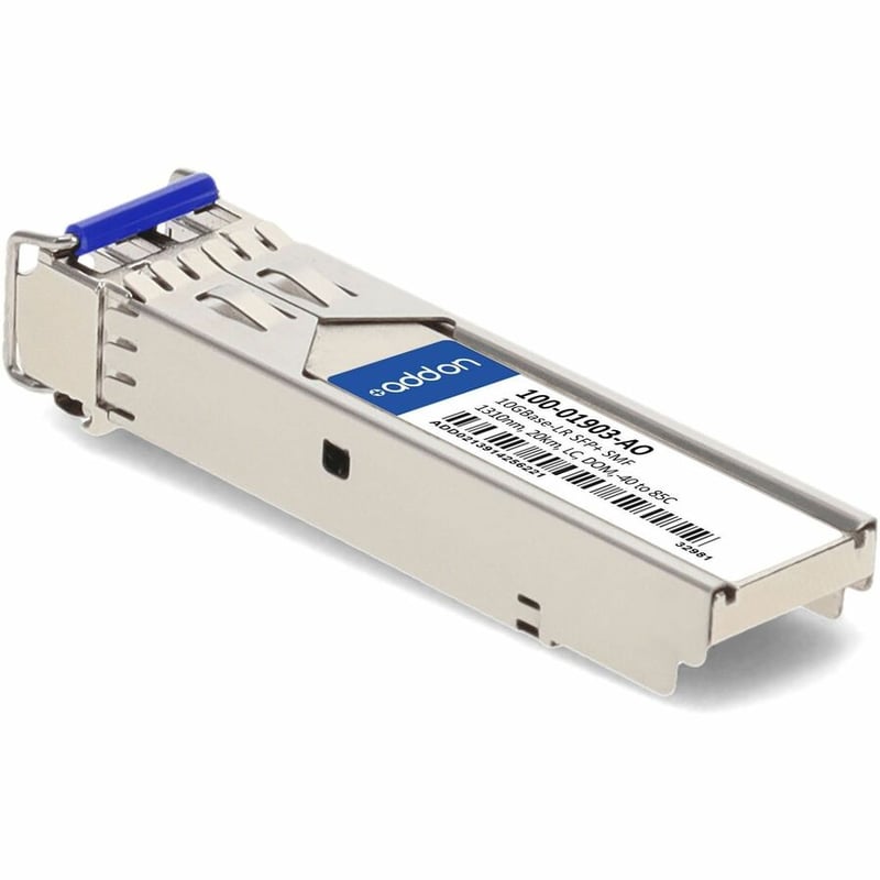AddOn Calix&reg; 100-01903 Compatible TAA 10GBase-LR SFP+ Transceiver (SMF, 1310nm, 20km, LC, DOM, -40 to 85C) - Thumbnail 3