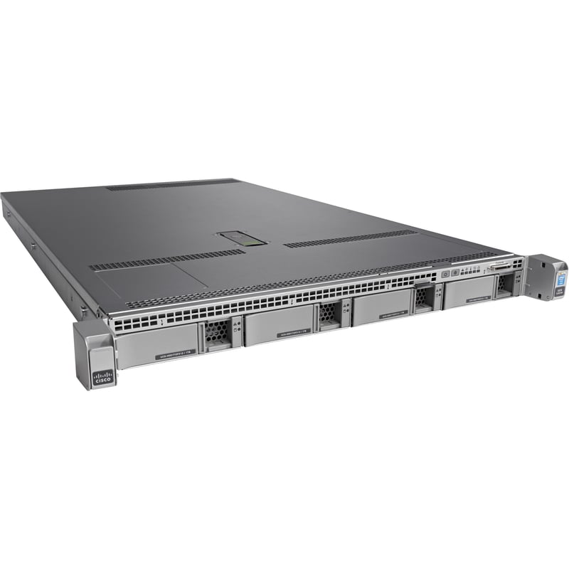 Cisco C220 M4 1U Rack Server - 2 Xeon E5-2620 v4 2.10 GHz - 64 GB RAM - Serial ATA/600 Controller - Thumbnail 1