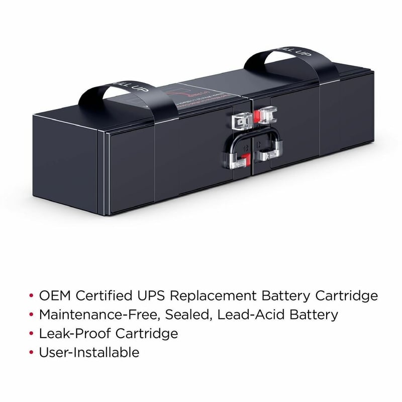CYBERPOWER RB1290X2E BATTERY 2X12V/9AH BATTERY 18MO WARRANTY - Thumbnail 2