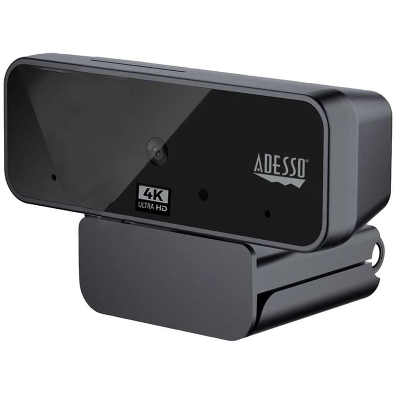 Adesso CyberTrack H6 4K Ultra HD Webcam - 8 Megapixel - 30 fps - USB 2.0 - Fixed Focus - Tripod mount - Privacy shutter - Thumbnail 1
