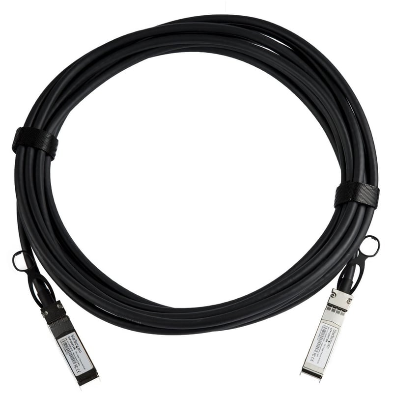 StarTech.com MSA Compliant SFP+ Direct-Attach Twinax Cable - 5 m (16.4 ft) - 10 GbE (SFP10GPC5M) - Thumbnail 2