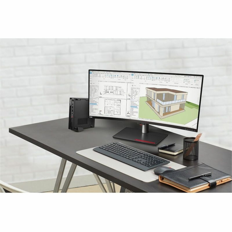 Lenovo ThinkStation P3 30H00012US Workstation - 1 x Intel Core i5 13th Gen i5-13500T - 16 GB - 512 GB SSD - Tiny - Black - Thumbnail 3