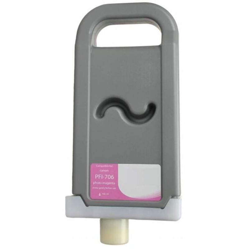 WF Non-OEM New Photo Magenta Wide Format Ink Cartridge for Canon PFI-706 (6686B001AA) - Thumbnail 1