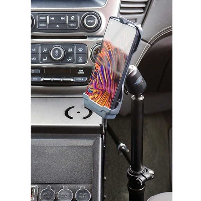 Gamber-Johnson Samsung Galaxy XCover Pro Charging Cradle with Cigarette Lighter Connector - Thumbnail 5
