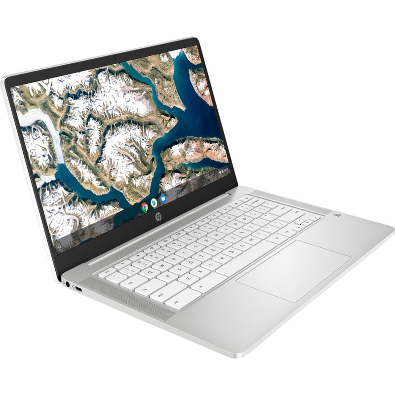 HP Chromebook 14a-na0040nr 14" Touchscreen Chromebook - HD - Intel Celeron N4020 - 4 GB - 32 GB Flash Memory - Ceramic White - Thumbnail 1