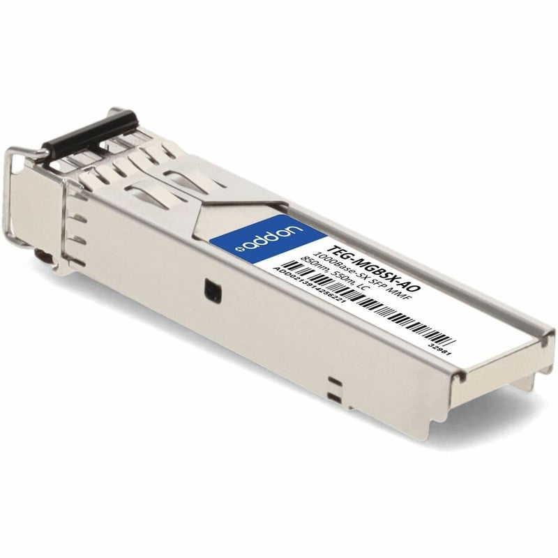 AddOn TRENDnet TEG-MGBSX Compatible TAA Compliant 1000Base-SX SFP Transceiver (MMF, 850nm, 550m, LC) - Thumbnail 3