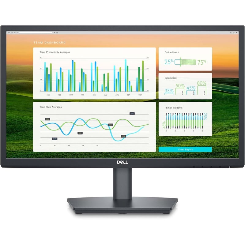Dell E2222HS 22" Class Full HD LCD Monitor - 16:9 - Black