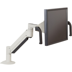 EASILY REPOSITION MONITORS UP TO 24IN AND 2.5-22.5 LBS USING BUILT-IN HANDLES. O