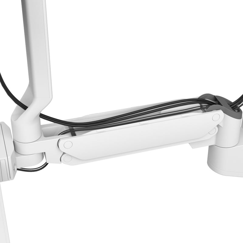 Ergotron CareFit Mounting Arm for Monitor, Mouse, Keyboard, LCD Display, Mount Extension - White - Thumbnail 2