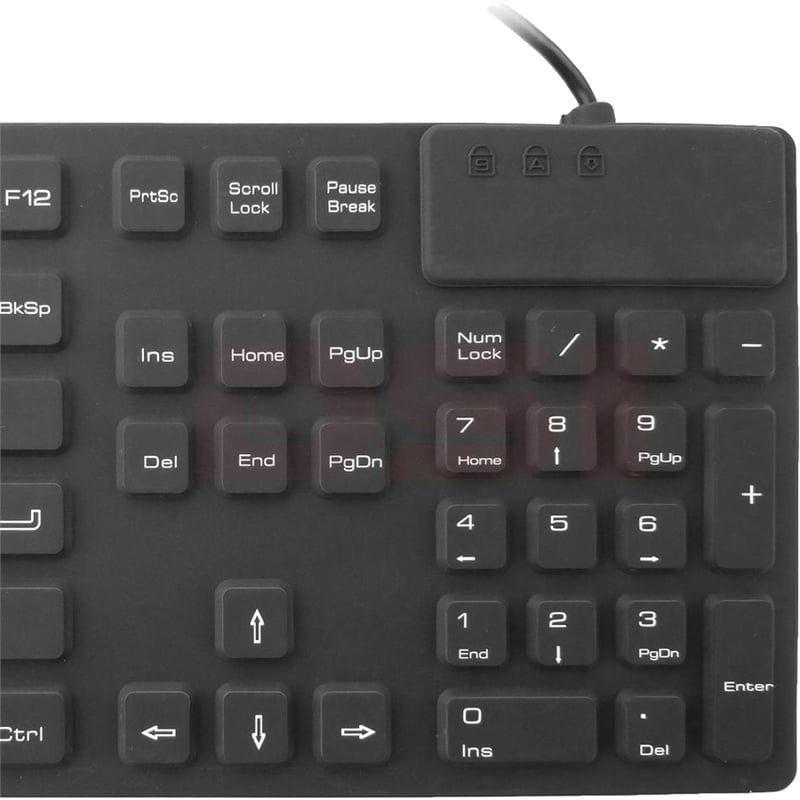 DSI WATERPROOF IP68 INDUSTRIAL USB KEYBOARD WITH NUMBER PAD - Thumbnail 2