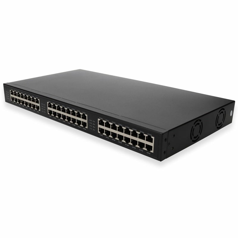 AddOn 24 Port 10/100/1000 POE Power Injector (IEEE802.3af 90-264v 15.4W max/port) - Thumbnail 1