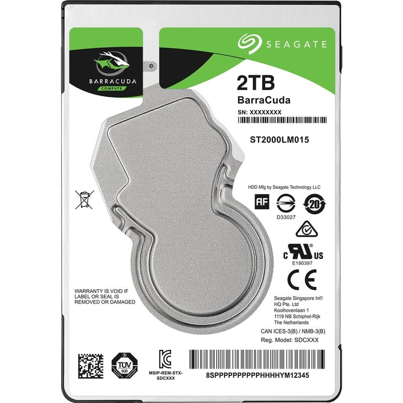 SEAGATE 2TB BARRACUDA SATA 6GBS 128MB CACHE 2.5-INCH 7MM - Thumbnail 2