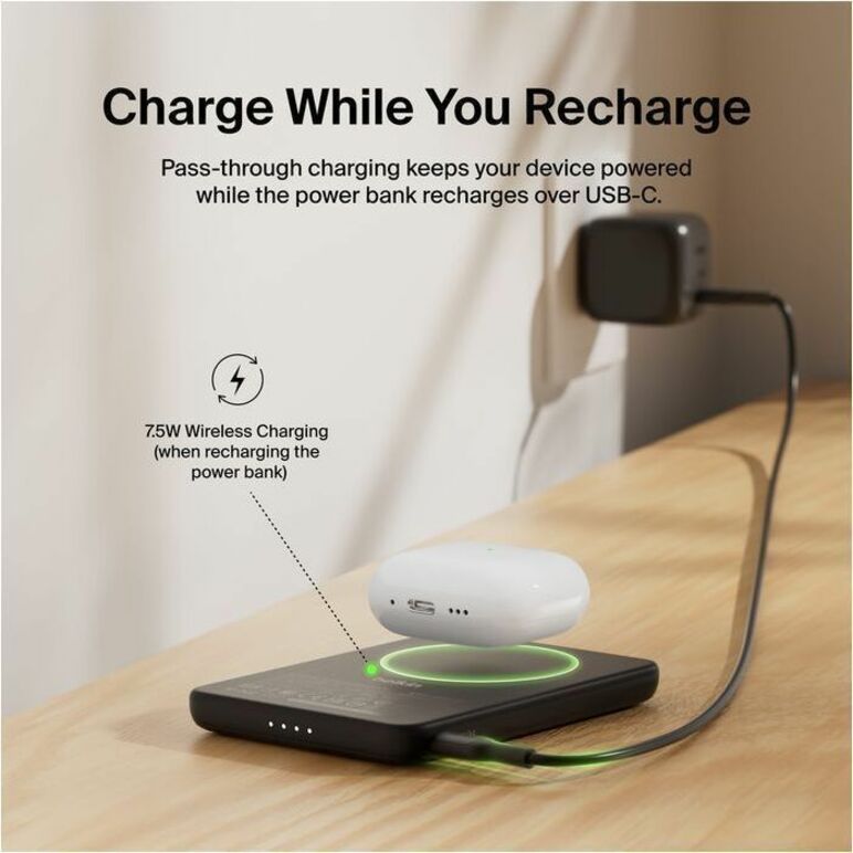 BOOSTCHARGE MAGNETIC POWER BANK 5K BLACK - Thumbnail 5