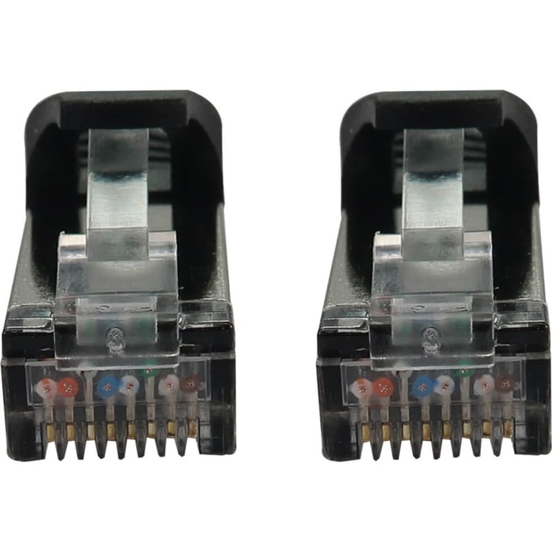 Eaton Tripp Lite Series Cat6a 10G Snagless Shielded Slim STP Ethernet Cable (RJ45 M/M), PoE, Black, 10 ft. (3.1 m) - Thumbnail 3