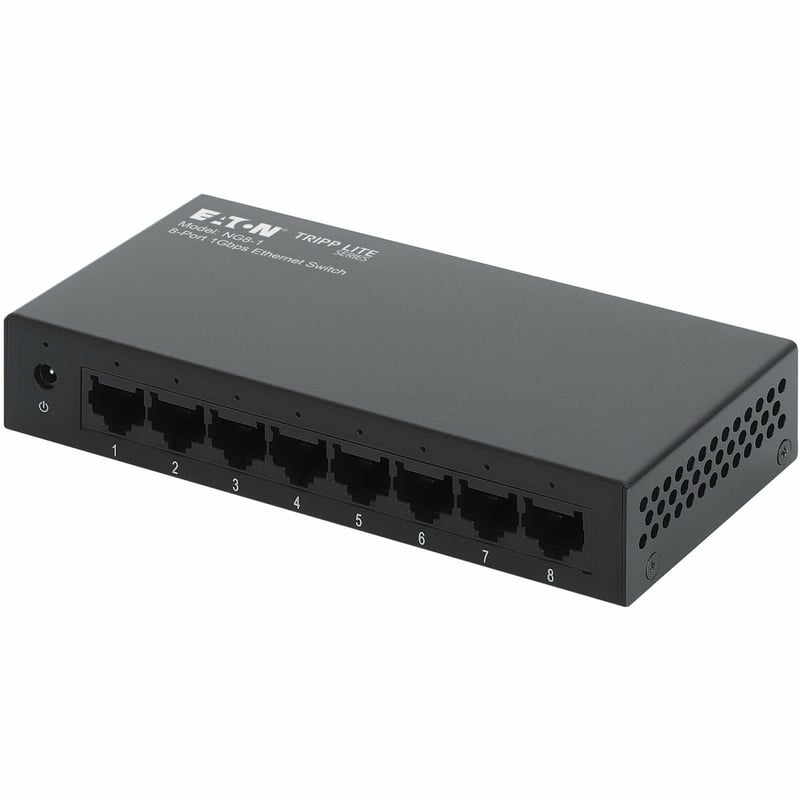 DESKTOP GIGABIT ETHERNET SWITCH UNMANAGED 8-PORT 10/100/1000 MBPS - Thumbnail 1
