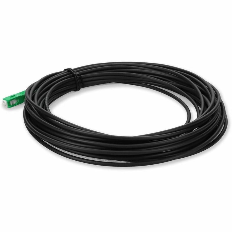 AddOn 4m ASC to ASC Black OS2 Simplex OFNR (Riser-Rated) SMF Fiber Outdoor Patch Cable - Thumbnail 3
