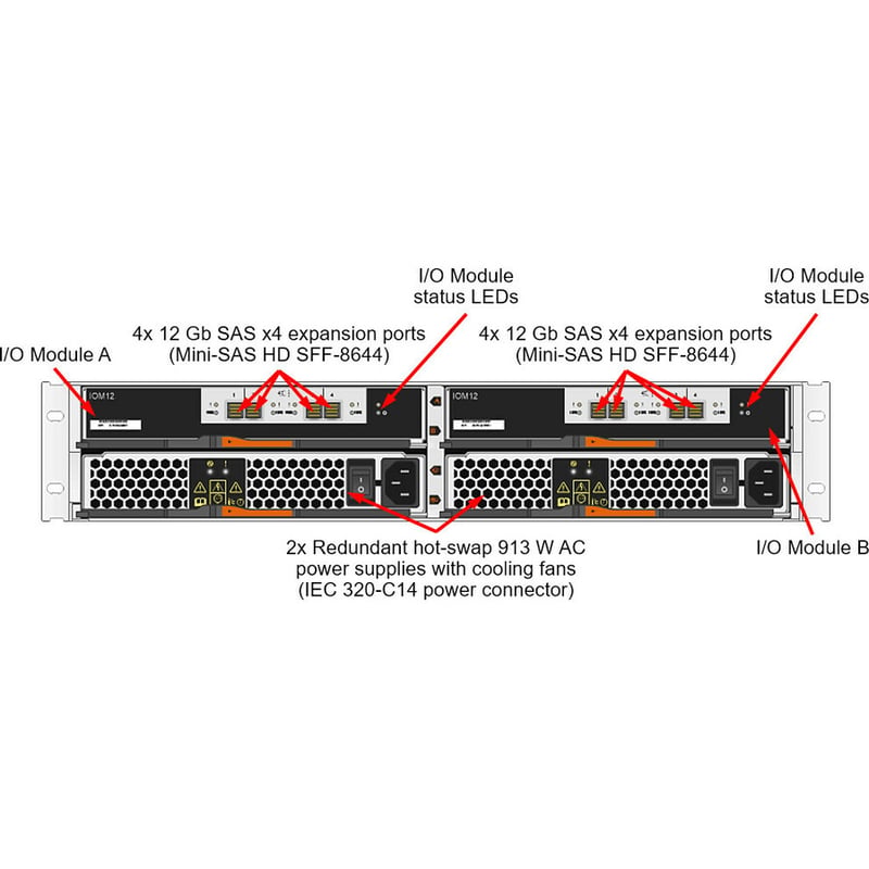 Lenovo ThinkSystem DE2000H Hybrid Storage Array - Thumbnail 3