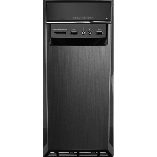 Lenovo H50-50 90B700E4US Desktop Computer - Intel Core i7 i7-4790 - 8 GB - 1 TB HDD - 120 GB SSD - Tower - Black, Gray - Thumbnail 3