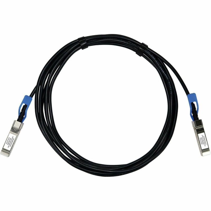 Eaton Tripp Lite Series SFP28 to SFP28 25GbE Passive Twinax Copper Cable (M/M), SFP-H25G-CU1M Compatible, Black, 5 m (16.4 ft.) - Thumbnail 1