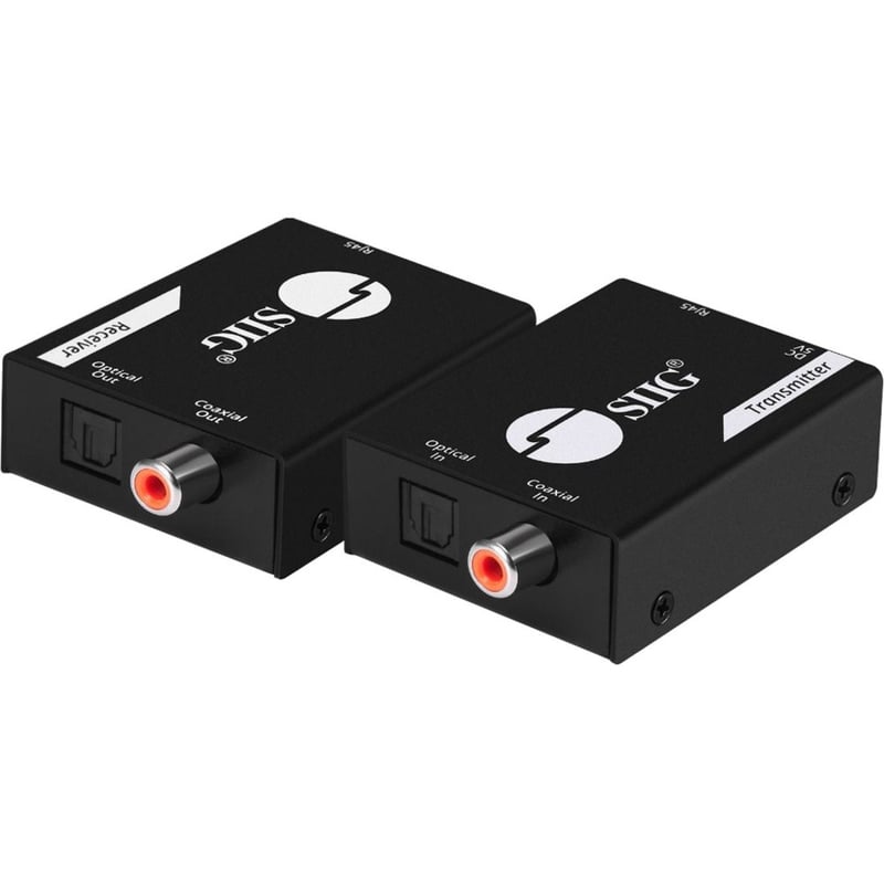SIIG Digital Audio Extender Over Cat5e/6 Cable with PoC - Thumbnail 1