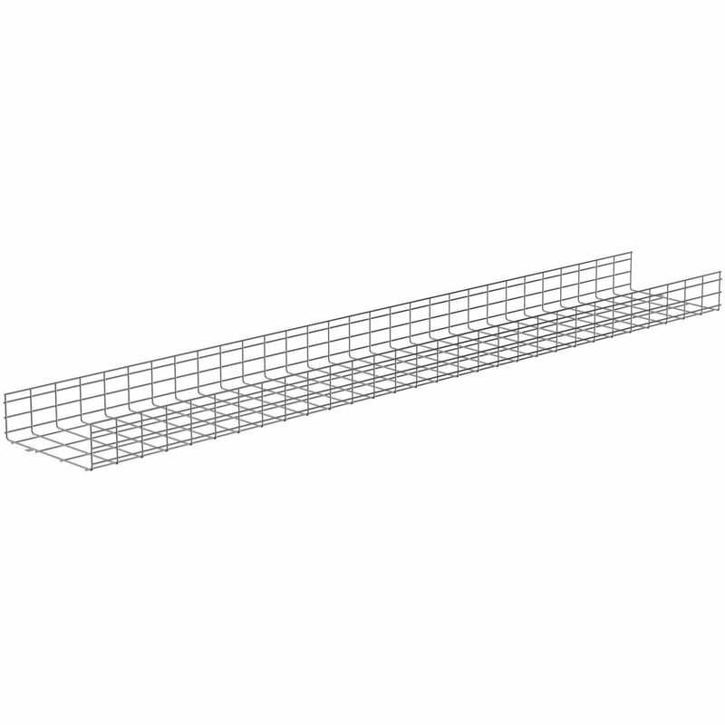Panduit Wire Basket 6" H x 18" W, Electro Zinc - Thumbnail 1