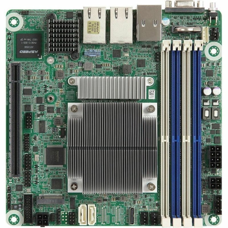 ASROCK RACK EPYC3101D4I-2T MINI-ITX SERVER MOTHERBOARD AMD EPYC 3101 SOC 4 CORE - Thumbnail 4