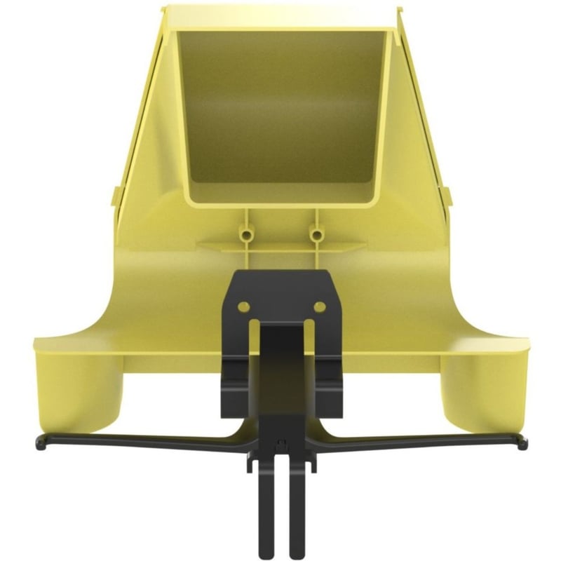 Panduit FiberRunner Spill-Over Junction, 4x4, Yellow - Thumbnail 1