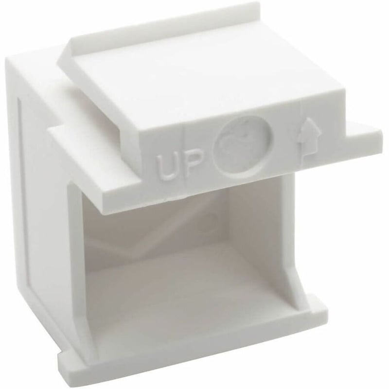 Tripp Lite by Eaton Snap In Blank Keystone Jack Insert 10 Pack White TAA 1 port - Thumbnail 2