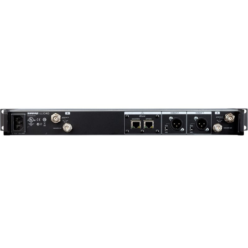 Shure ULXD4D Dual-Channel Digital Wireless Receiver - Thumbnail 2