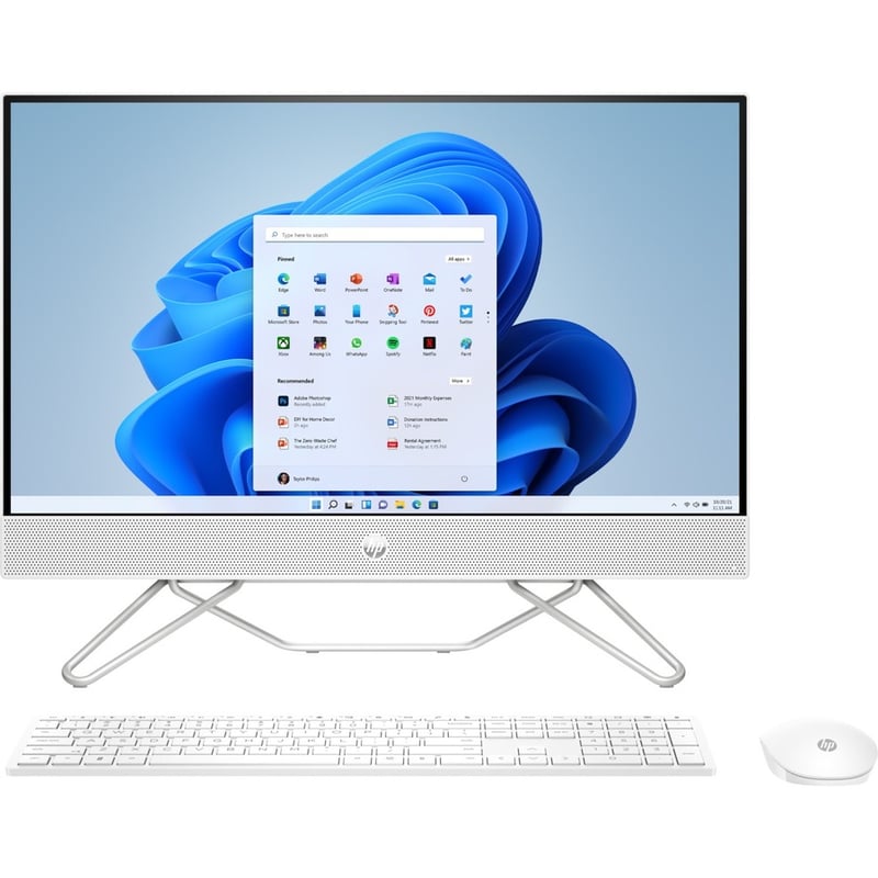 HP 24-cb1170 All-in-One Computer - Intel Core i5 12th Gen i5-1235U - 8 GB - 512 GB SSD - 23.8" Full HD Touchscreen - Desktop - Thumbnail 3