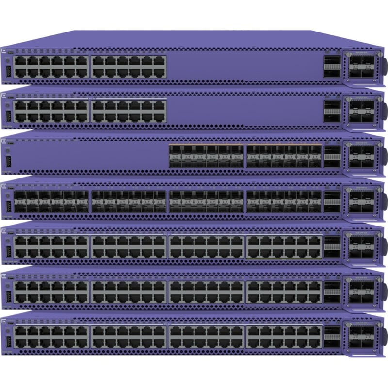 EXTREMESWITCHING 5520 24 1GB/10GB SFP+ PORTS 2 STACKING/QSFP28 1 UNPOPULATED VIM