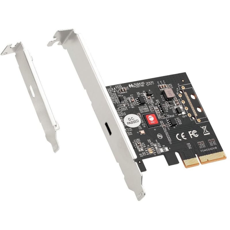 SIIG Single USB 3.2 Type-C Gen 2x2 20G PCIe Card Dual Profile Design - Thumbnail 4