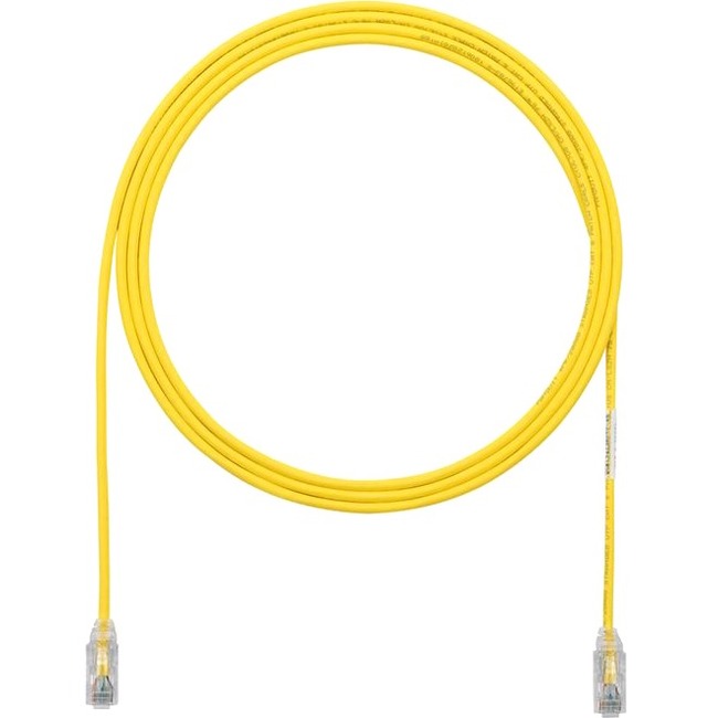 COP PATCH CORD CAT6 SD 6IN YLW PK48