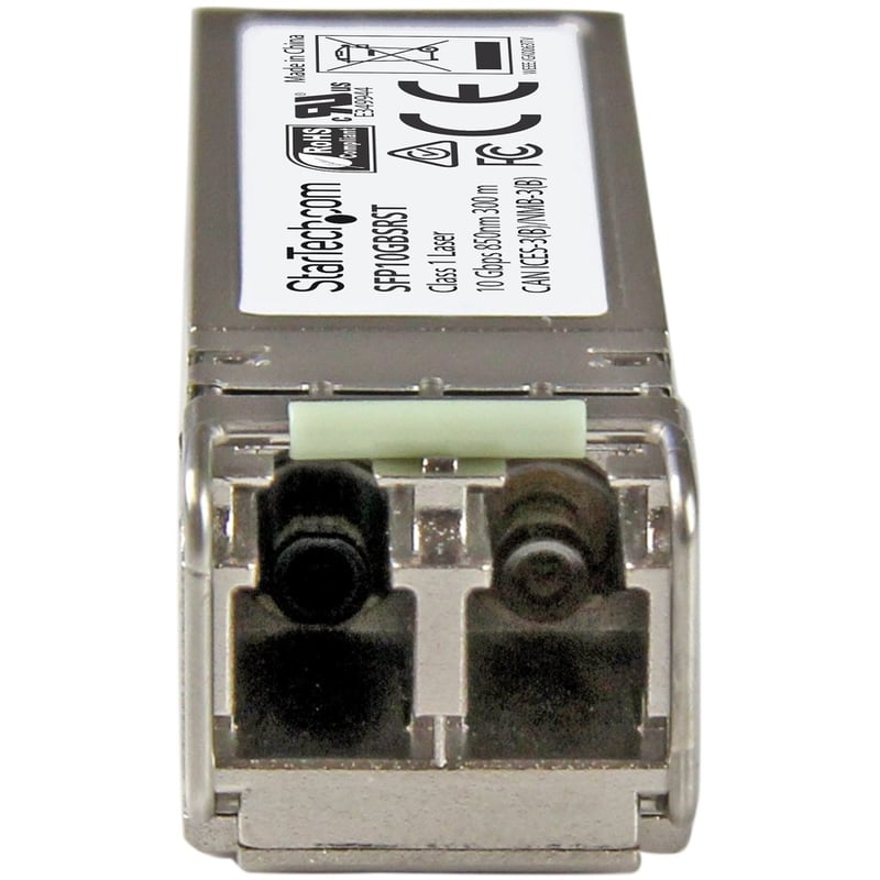 StarTech.com MSA Uncoded SFP+ Module - 10GBASE-SR - 10GE Gigabit Ethernet SFP+ 10GbE Multi Mode Fiber (MMF) Optic Transceiver - 300m DDM - Thumbnail 3