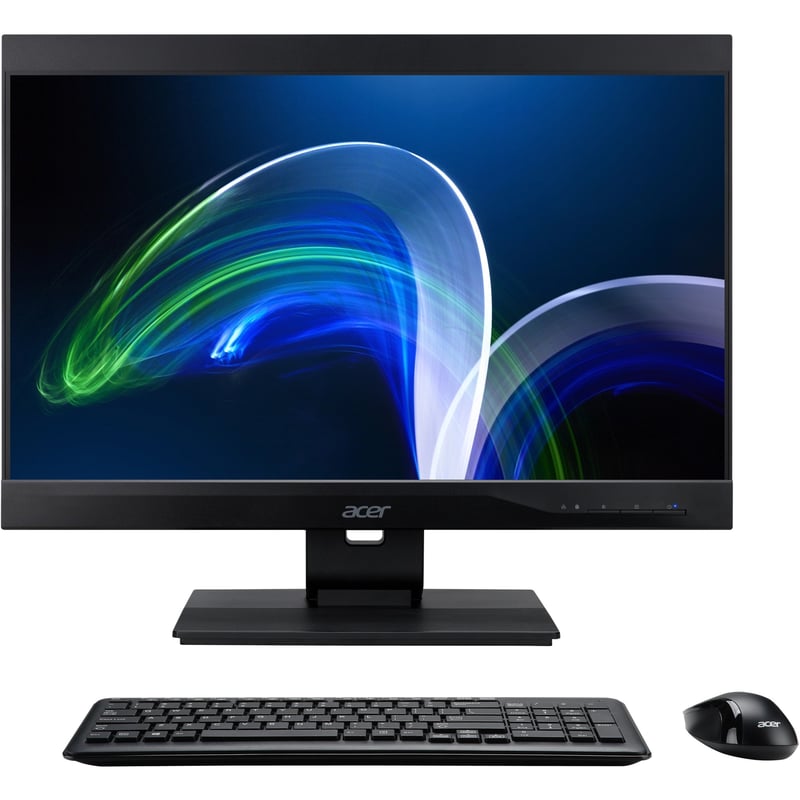 Acer Veriton Z6880G VZ6880G-I71170S1 All-in-One Computer - Intel Core i7 11th Gen i7-11700 Octa-core (8 Core) 2.50 GHz - 16 GB RAM DDR4 SDRAM - 512 GB PCI Express SSD - 23.8" Full HD 1920 x 1080 - Desktop - Black - Thumbnail 1