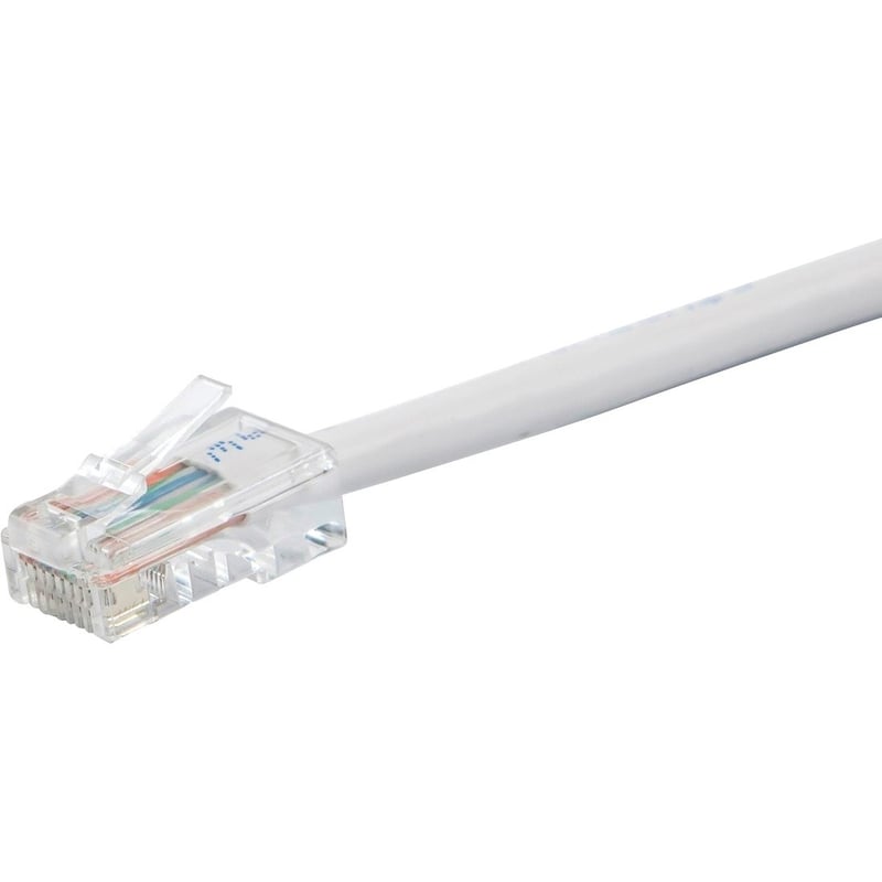 Monoprice ZEROboot Series Cat6 24AWG UTP Ethernet Network Patch Cable, 100ft White - Thumbnail 1