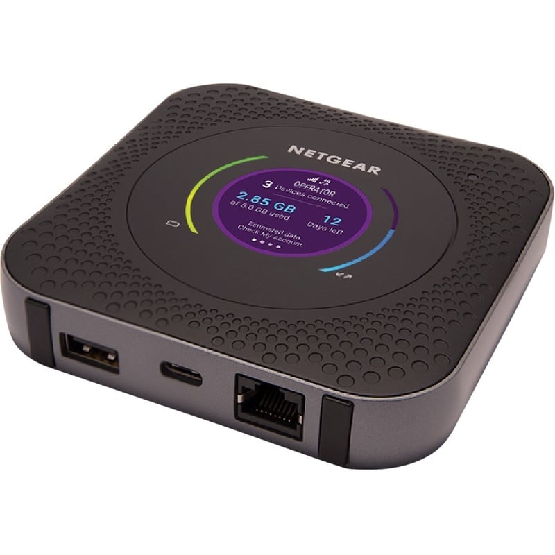 Netgear Nighthawk M1 MR1100 Wi-Fi 5 IEEE 802.11ac 1 SIM Cellular Wireless Router - Thumbnail 1