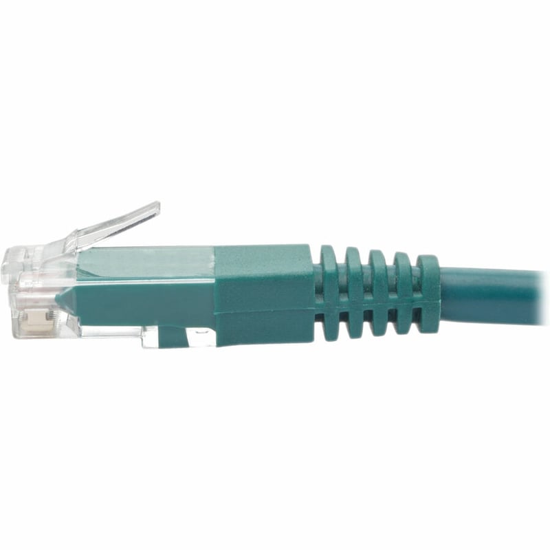 Eaton Tripp Lite Series Cat6 Gigabit Molded (UTP) Ethernet Cable (RJ45 M/M), PoE, Green, 1 ft. (0.31 m) - Thumbnail 4
