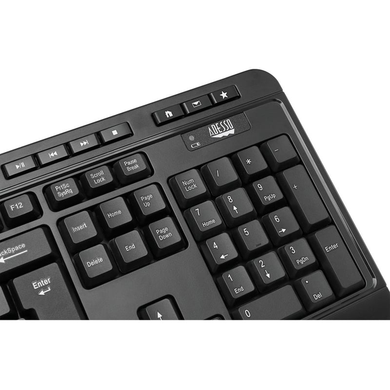 Adesso Antimicrobial Wireless Desktop Keyboard and Mouse - Thumbnail 3