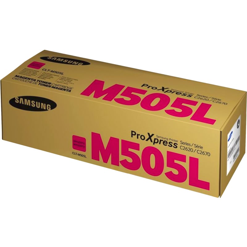 Samsung CLT-M505L (SU304A) Toner Cartridge - Magenta - Thumbnail 1
