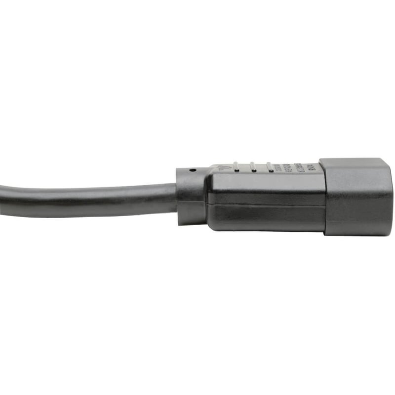 Eaton Tripp Lite Series Heavy-Duty PDU Power Cord, C13 to C14 - 15A, 250V, 14 AWG, 6 ft. (1.83 m), Black - Thumbnail 3