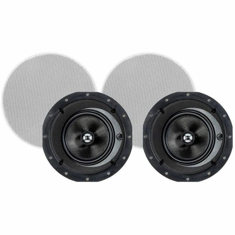 MONOPRICEALPHAIN-CEILINGSPEAKERS6.5INCARBONFIBER2-WAYWITH15-DEGREEANGLEDDRIVERS( - Thumbnail 1