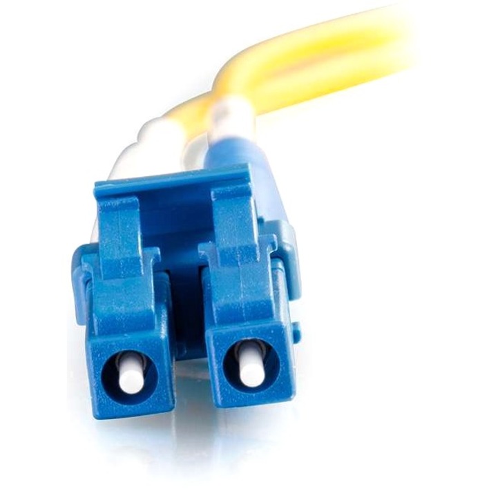 C2G 9.8ft (3m) LC-LC 9/125 OS2 Duplex Single-Mode PVC Fiber Optic Cable - Yellow - Thumbnail 3
