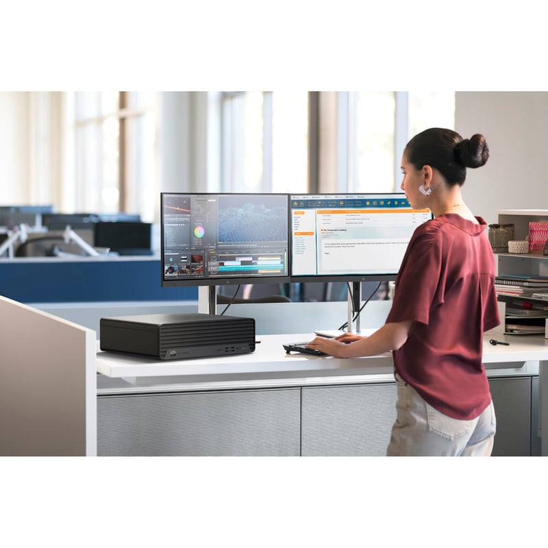 HP EliteDesk 800 G6 Desktop Computer - Intel Core i9 10th Gen i9-10900 Deca-core (10 Core) 2.80 GHz - 32 GB RAM DDR4 SDRAM - 1 TB HDD - Small Form Factor