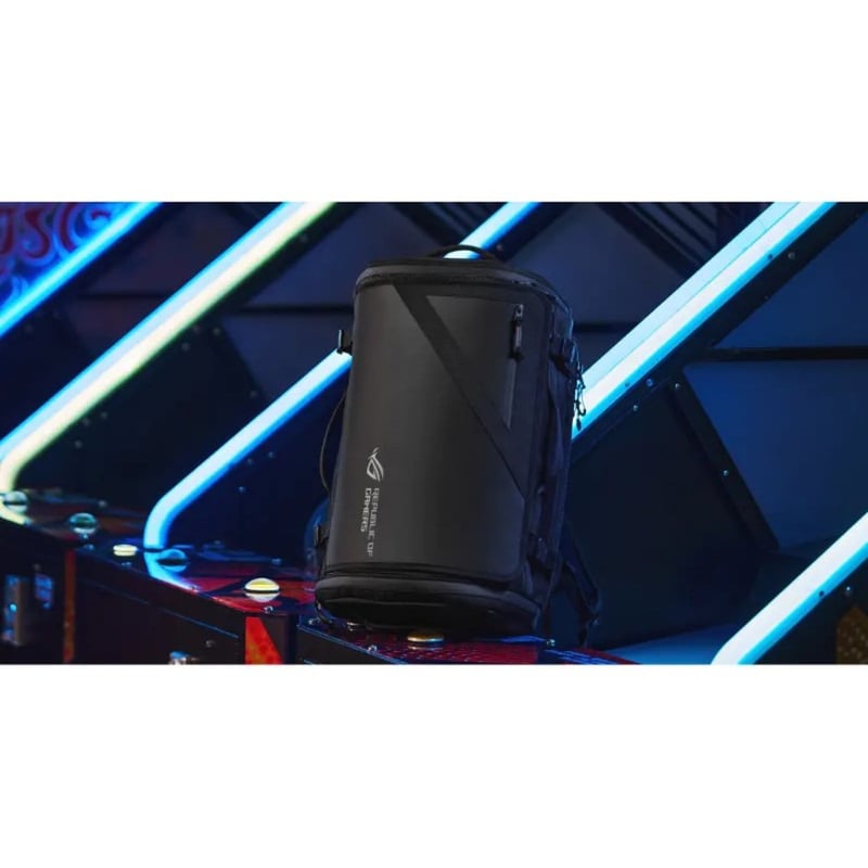 Asus ROG Archer Weekender Carrying Case (Backpack) for 11" to 17" Notebook, Tablet, Accessories - Black - Thumbnail 5