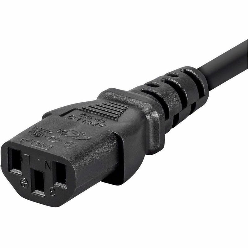 MONOPRICE EXTENSION CORD - IEC 60320 C14 TO IEC 60320 C13_ 14AWG_ 15A/1875W_ 3-P - Thumbnail 3